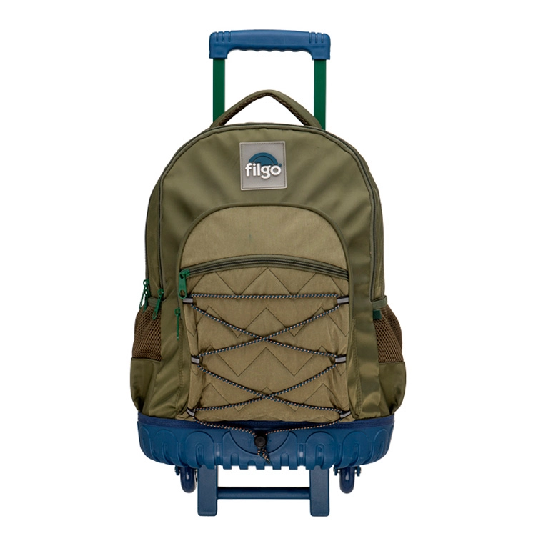 Mochila Escolar Filgo 2026 Keiway Reload 18" Explorer Con Carro Art.MO26-TKWAYR-018